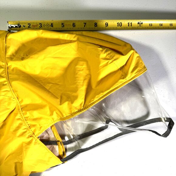 Slow‎ - Big Dog, Yellow Raincoat 3XL, Reflective, Adjustable, Hooded Poncho - Picture 7 of 10